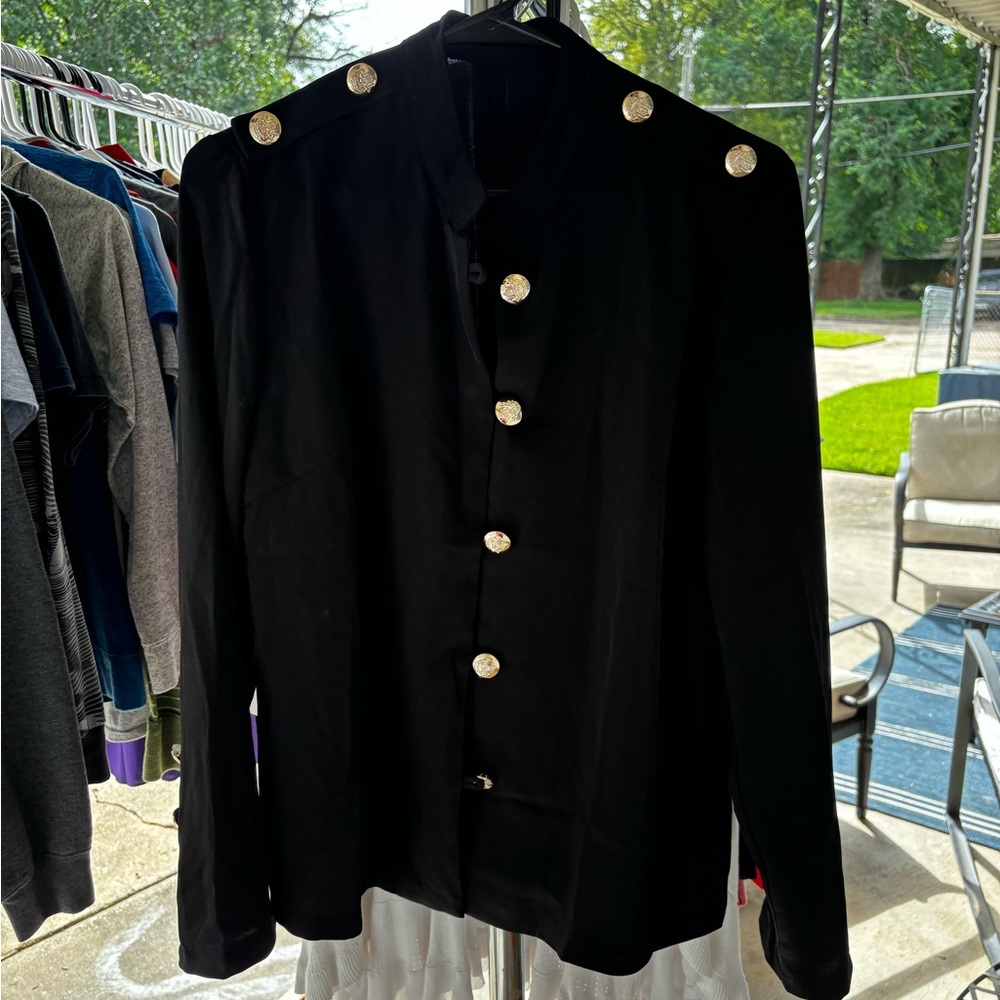 SHEIN Black Blouse NWOT